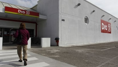 Fachada de un supermercado Dia en Las Rozas (Madrid) 