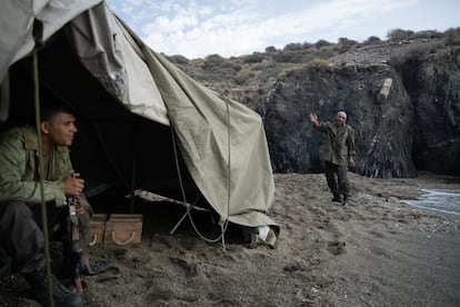 Escena del rodaje de la serie documental 'Perejil'.