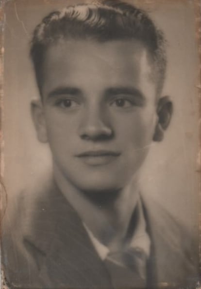 Única foto de Marcelino Fernández García, asesinado con 21 años en 1939 en Celanova.