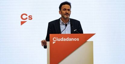 El portavoz de Ciudadanos en el Congreso de los Diputados, Edmundo Bal.