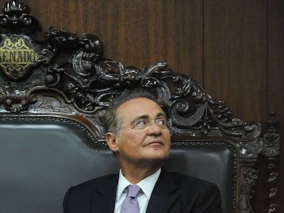 El presidente del Senado, Renan Calheiros.
