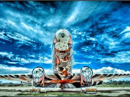 Uno de los aviones del Boneyard Project.