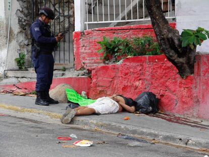 Un hombre asesinado en Guerrero.