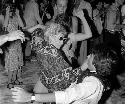 La abogada Sally Lippman,  Disco Sally, bailando en  Studio 54 en 1978.