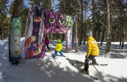 The Enchanted Forest slope, in Cerler, Benasque valley.