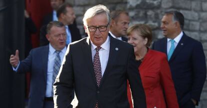 El presidente de la Comisi&oacute;n Europea, Jean-Claude Juncker, en Tallin (Estonia), la semana pasada. 