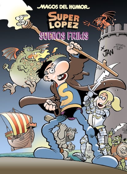 Uno de los títulos de 'Superlópez' editado por Bruguera.