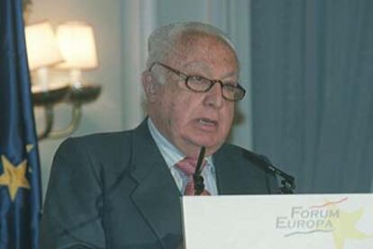 Manuel Jiménez de Parga, presidente del Tribunal Constitucional.