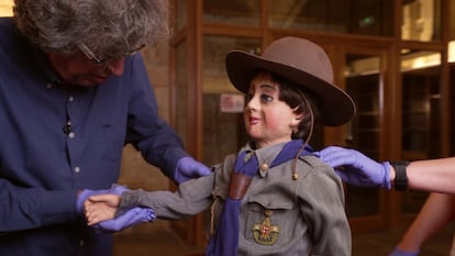 The famous Miliu doll, created by Toresky and kept in the Biblioteca de Catalunya.