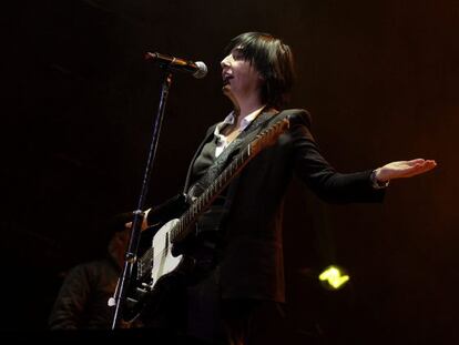 La cantante Sharleen Spiteri, de Texas, durante el concierto en Actual. 