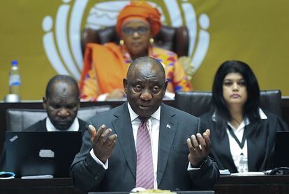 South African President Cyril Ramaphosa