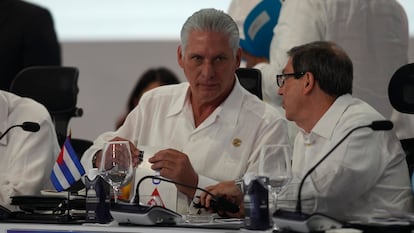 Miguel Díaz-Canel, presidente de la República de Cuba, durante la XXVIII Cumbre Iberoamericana.