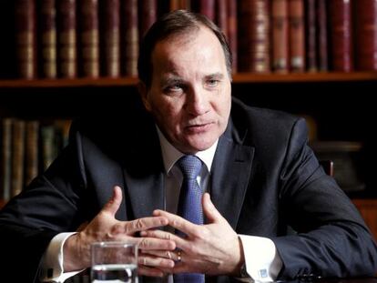 Stefan L&ouml;fven, el viernes en Madrid. 