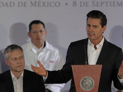 Pe&ntilde;a Nieto, en un acto reciente 