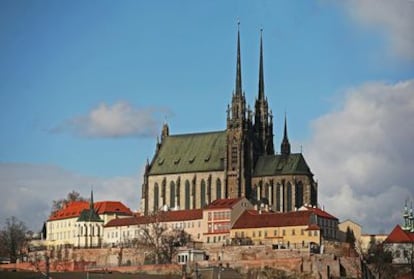 La catedral de San Pedro y San Pablo en Brno.