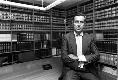 Entrevista a Miguel Blesa en su despacho en Madrid, en 1996.