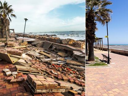 Reconstrucción del frente litoral en la Playa Casablanca de Almenara.