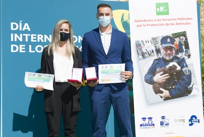 Flor Peña y Alberto Venera, en la entrega de premios de REPA el 6 de octubre.