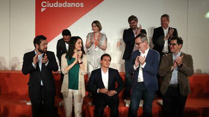 Consejo General de Ciudadanos en Madrid, presidido por Albert Rivera.