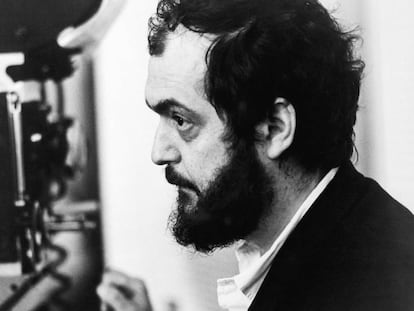 Kubrick detrás de la cámara.