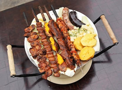 Anticuchada, plato de Panchita, de Gastón Acurio.