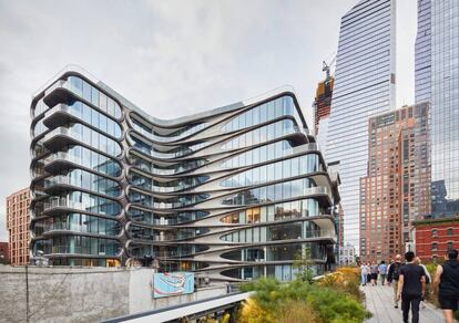 El edificio que el estudio de Zaha Hadid ha diseñado en Chelsea.