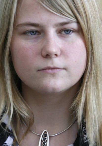 Imagen del la joven en mayo de 2008.