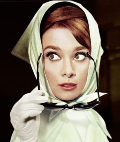 Audrey Hepburn en 'Charada'.