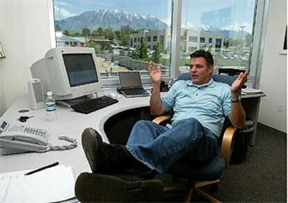 Darl McBride, en las oficinas de SCO en Lindon, cerca de Salt Lake Cicy (Utah)