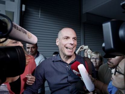 El ministro de finanzas griego, Yanis Varoufakis, el miércoles en Atenas.