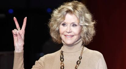 Jane Fonda, el 21 de octubre de 2018 en Lyon, Francia.