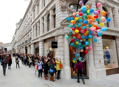 J Crew Opens Regent Street Store