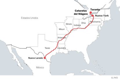 El recorrido de los estudiantes de la UNAM