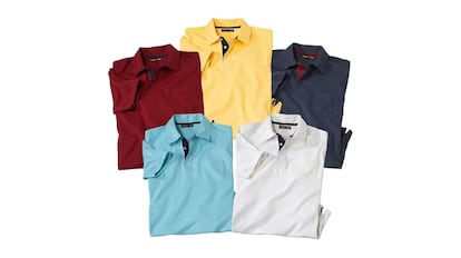 Este pack de cinco polos para hombre está arrasando en Amazon.
