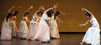 Un momento de la coreografía <i>Carmen</i> ideada por Aída Gómez.