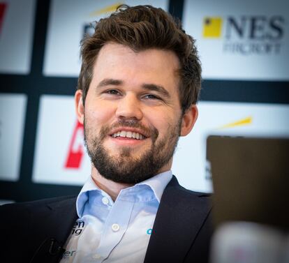 Magnus Carlsen, hoy, tras su triunfo en Stavanger (Noruega)