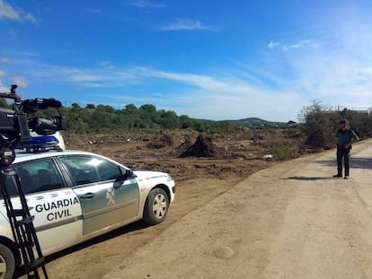 The area near where the emergency services found the body of Artur.