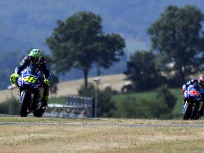 Rossi y Viñales en Mugello.