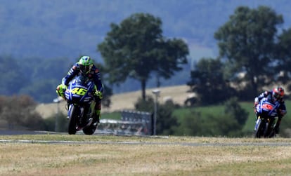 Rossi y Viñales en Mugello.