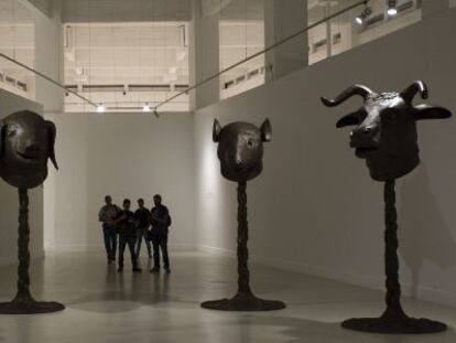 Algunas de las piezas de Ai Weiwei expuestas en el CAC M&aacute;laga.