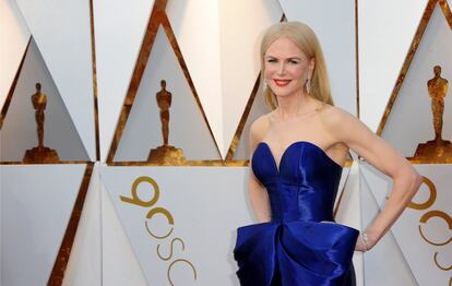 Nicole Kidman en la gala de los Oscars 2018.