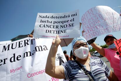 Protestas por desabasto de medicamentos contra el cáncer