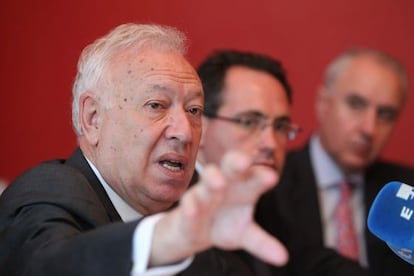 El ministro de Asuntos Exteriores, Jos&eacute; Manuel Garc&iacute;a-Margallo, en M&eacute;xico.