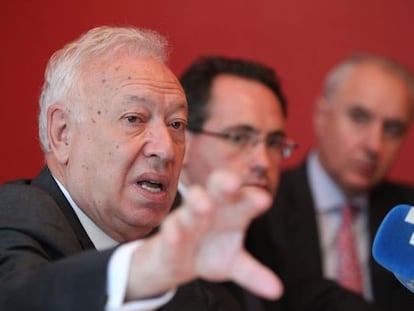 El ministro de Asuntos Exteriores, Jos&eacute; Manuel Garc&iacute;a-Margallo, en M&eacute;xico.