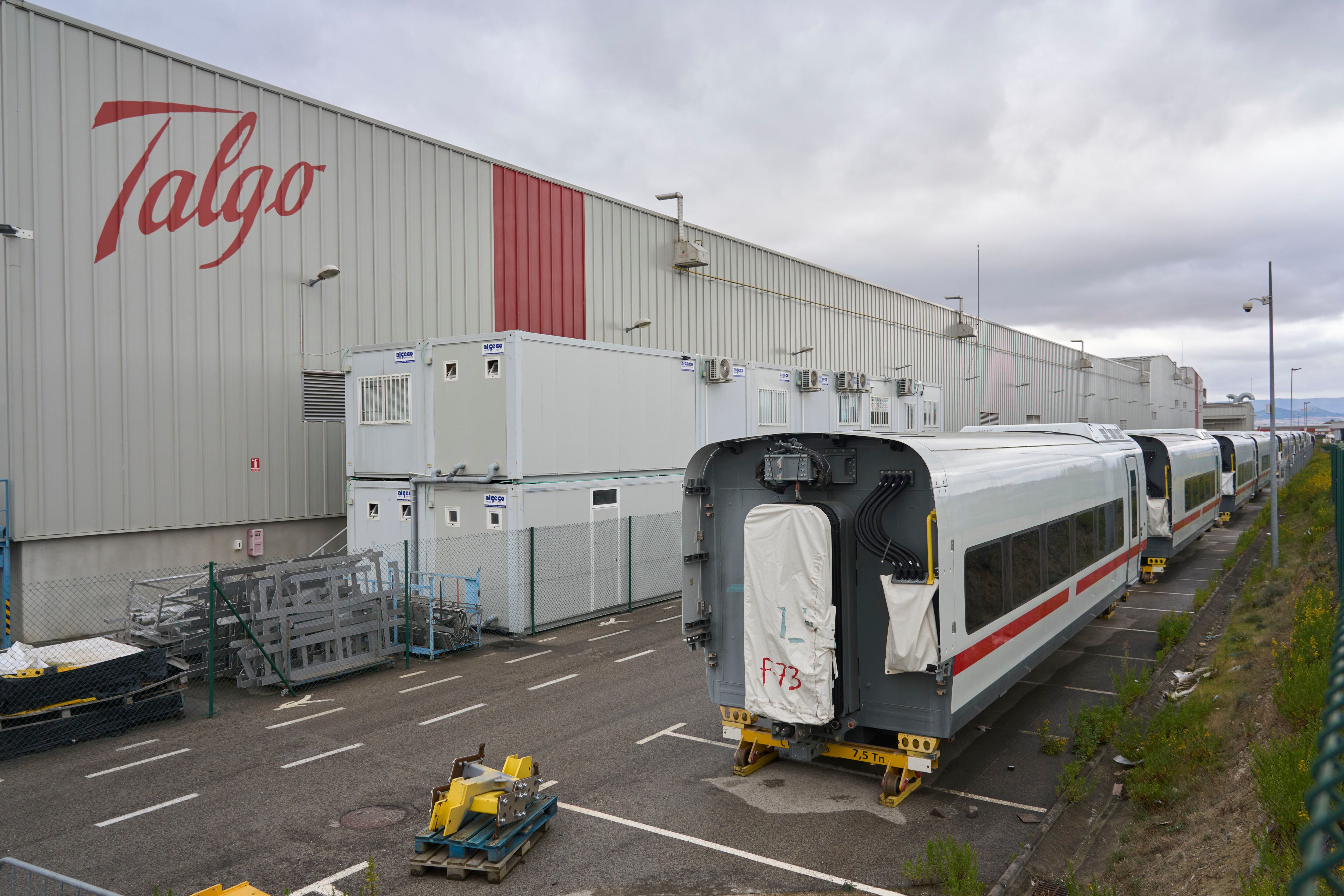 Fabrica de Talgo en Rivabellosa (Álava). 