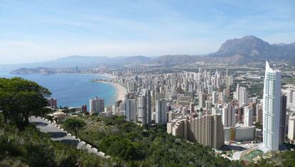 Panorámica de Benidorm (Alicante).