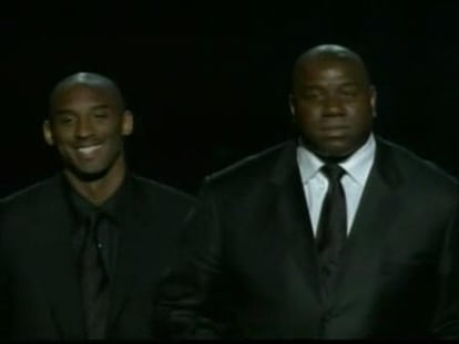 Kobe Bryant y Magic Johnson