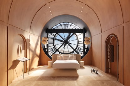 ¿A quién no le gustaría dormir en la sala del reloj del museo de Orsay en París? ¿O en la casa de la película 'Up'? ¿Qué tal pasar una noche de videojuegos con una estrella de TikTok como es Khaby Lame? Airbnb presenta una lista de alojamientos icónicos: una nueva categoría de experiencias extraordinarias ofrecidas por grandes figuras de la música, el cine, la televisión, el arte, el deporte u otras disciplinas. Entre otras de sus opciones está la experiencia de pasar una noche en el museo Ferrari en Maranello, al norte de Italia.