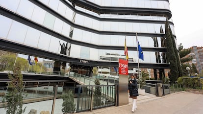 Sede de la Comisión Nacional del Mercado de Valores (CNMV), en Madrid.