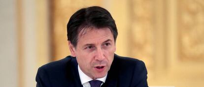 El primer ministro italiano Giuseppe Conte.